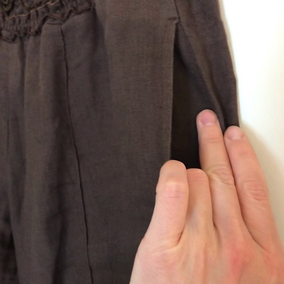 BCBG MaxAzria Linen Wide Leg Pants - Picture 7 of 7